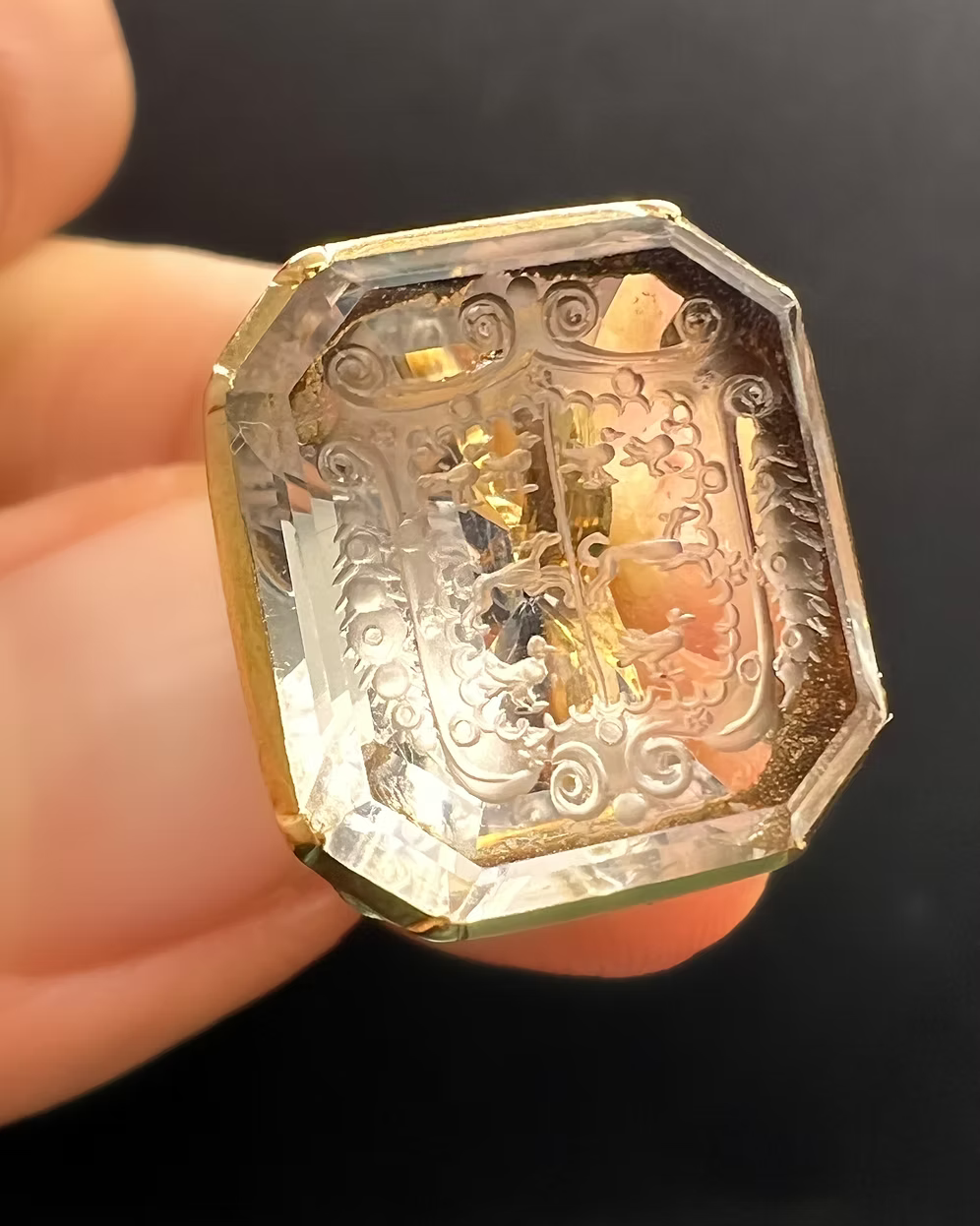 Rock Crystal Georgian Fob Seal