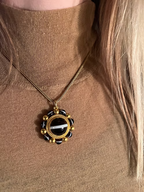 Victorian Banded Agate Pendant