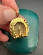 Victorian Horseshoe Locket Pendant
