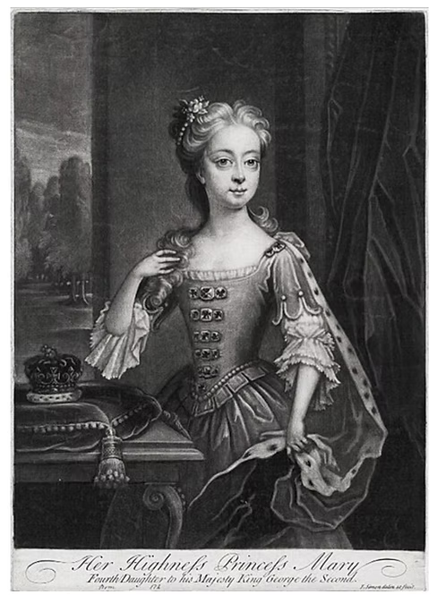 Princess Mary Of Great Britain c.1740