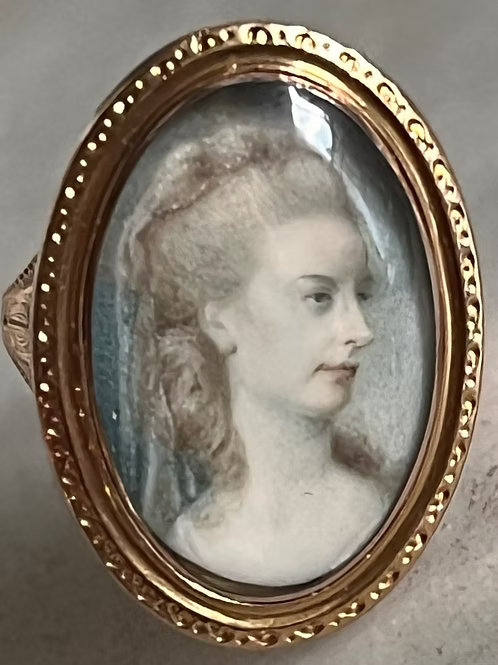 Scottish Portrait Miniature Ring
