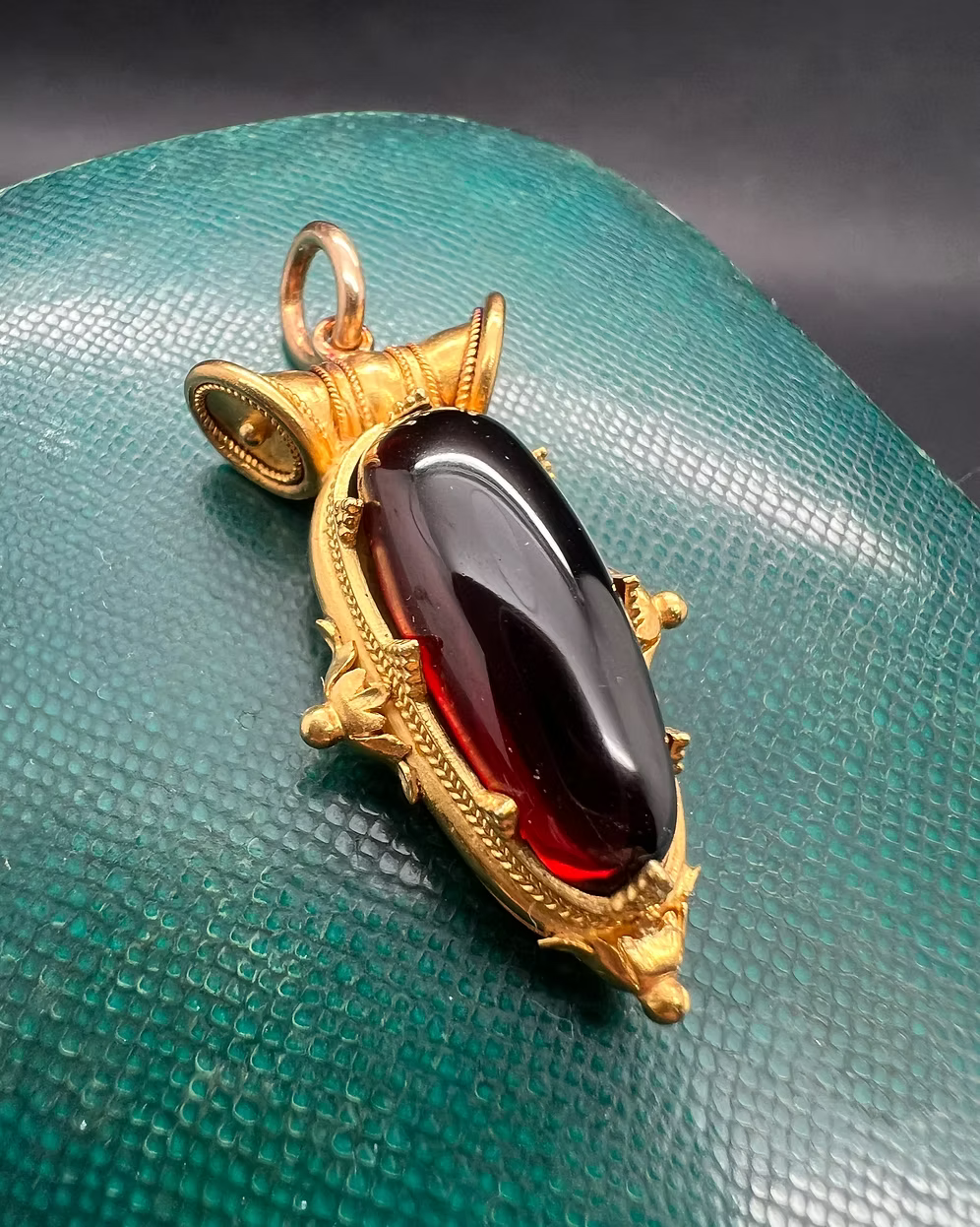 Archeological Revival Garnet Pendant