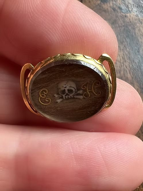 Stuart Crystal Skull slide c.1700