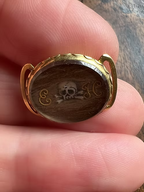 Stuart Crystal Skull slide c.1700