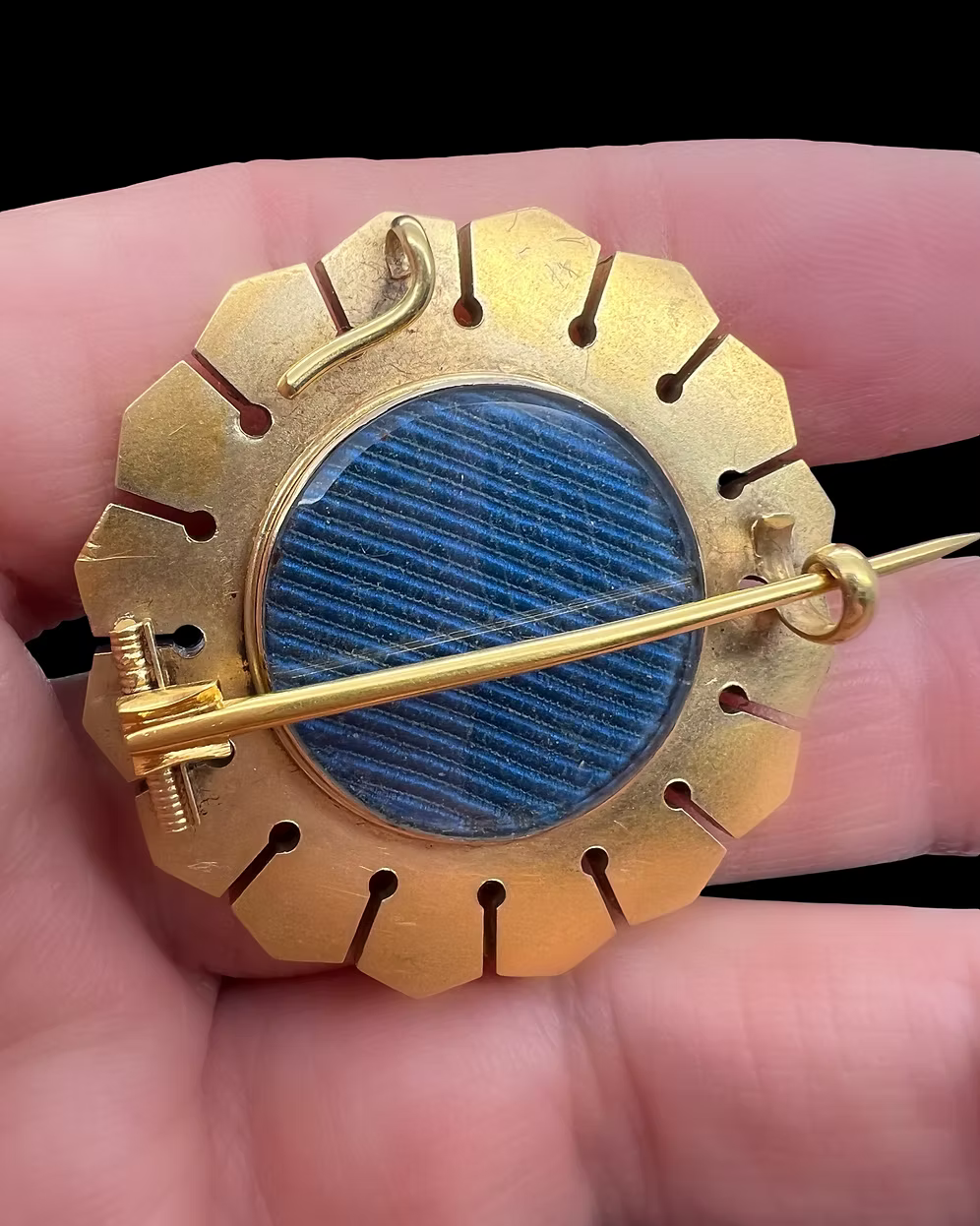 Victorian Sunflower Brooch