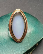 Opaline Navette Georgian Ring