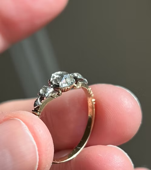 Georgian Rococo Diamond Ring
