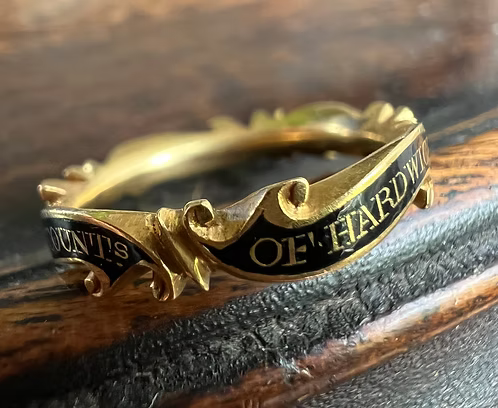 Countess of Hardwicke Mourning Ring 1761