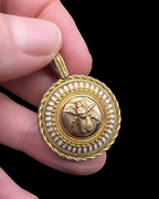 Etruscan Revival Bee Pendant
