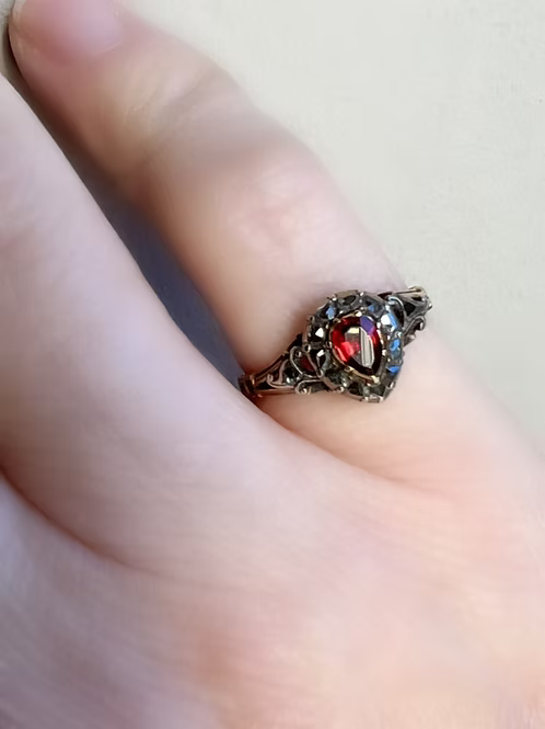 Rococo Heart Ring c.1760