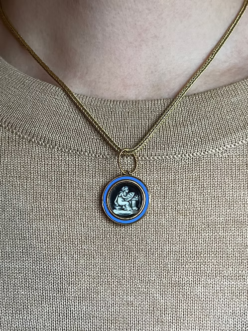 Grisaille Pendants
