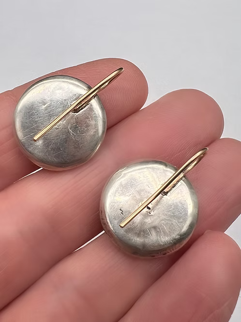 Georgian Paste Cluster Earrings