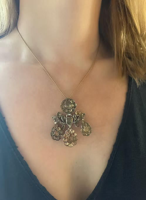 Portuguese Topaz Girandole c.1760
