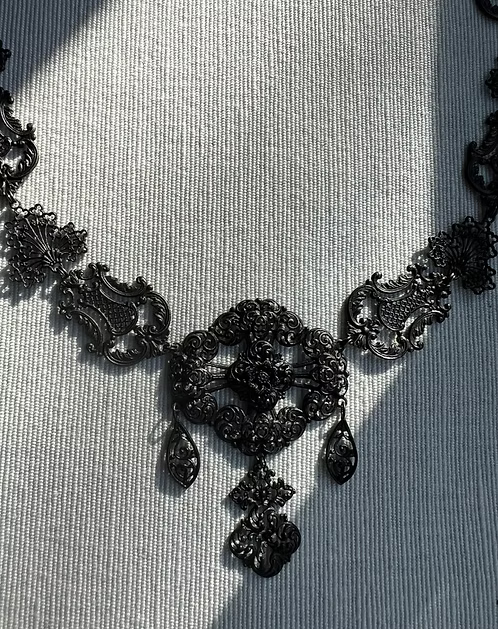 Berlin Iron Lyre Necklace