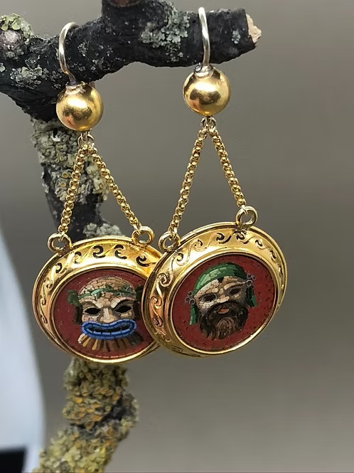 Micromosaic Pompeiian Masks