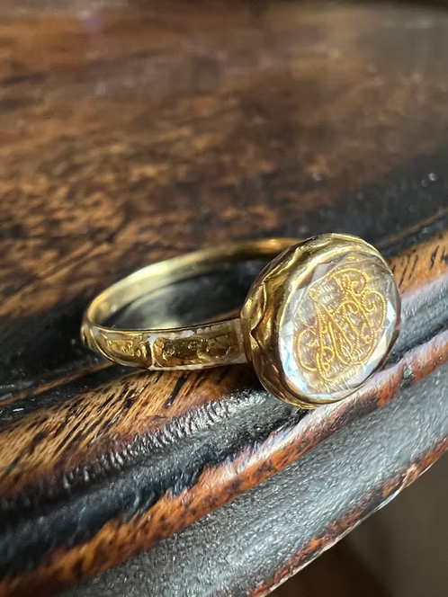 Stuart Crystal Enamelled Ring