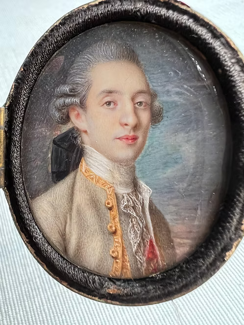 Antoine Vestier Portrait Miniature c.1780