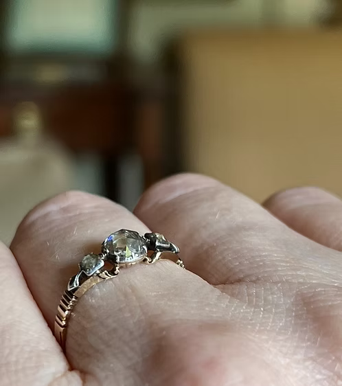 Georgian Rococo Diamond Ring