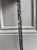 Georgian Cut Steel Guard Chain