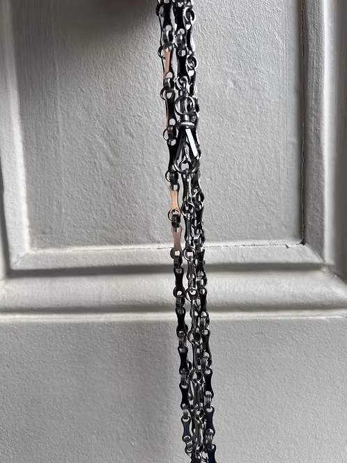 Georgian Cut Steel Guard Chain