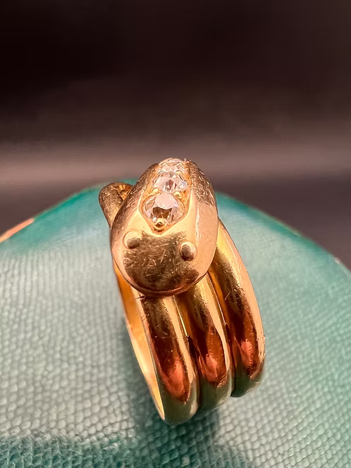 Diamond Snake Ring