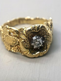 Diamond Mourning Ring 1844