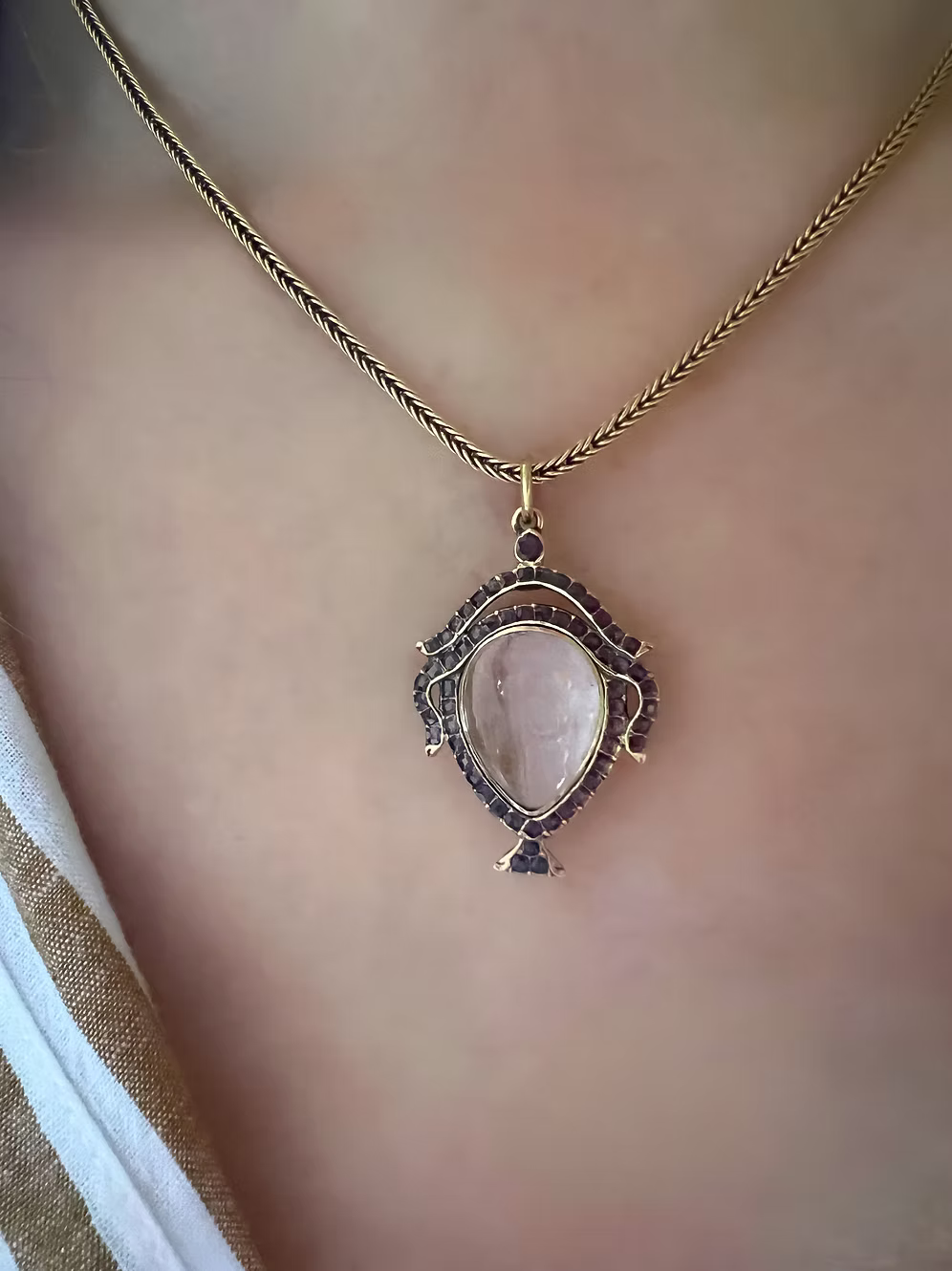 Georgian Urn Locket Pendant