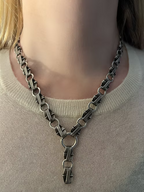 Woven Silver Collar