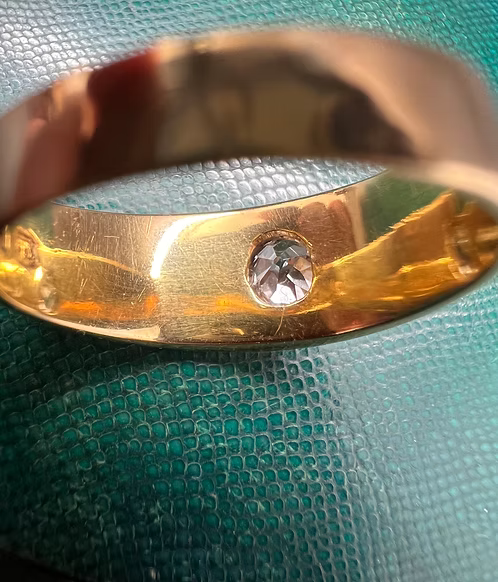 Old Cut Diamond Star Set Gypsy