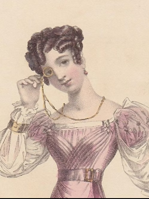 Ouroborus Quizzing Glass c.1810.