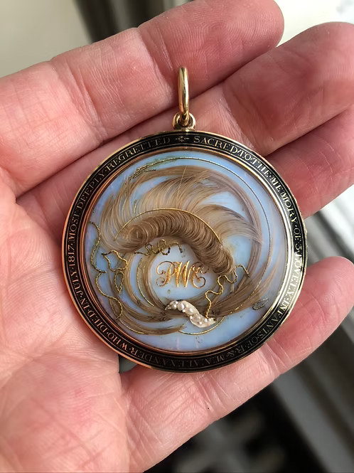 Opaline Mourning Locket