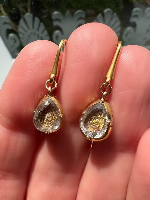 Stuart Crystal Gold Drops