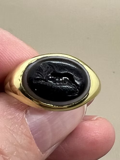 Ancient Lion Intaglio