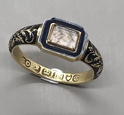 Mourning Ring for John Breeks 1838