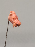 Coral Carving Wolf and Cub