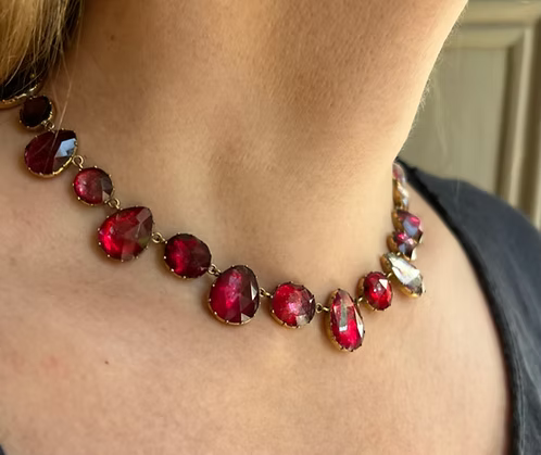 Rose-cut Early Georgian Foiled Paste