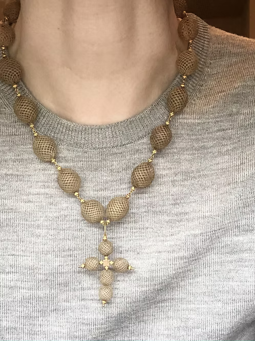 Hairwork Balloon Necklace