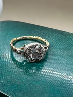 Georgian Rose Diamond Cluster 1741