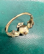 Crowned Heart Betrothal Ring 1760