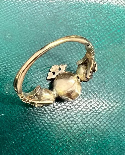 Crowned Heart Betrothal Ring 1760