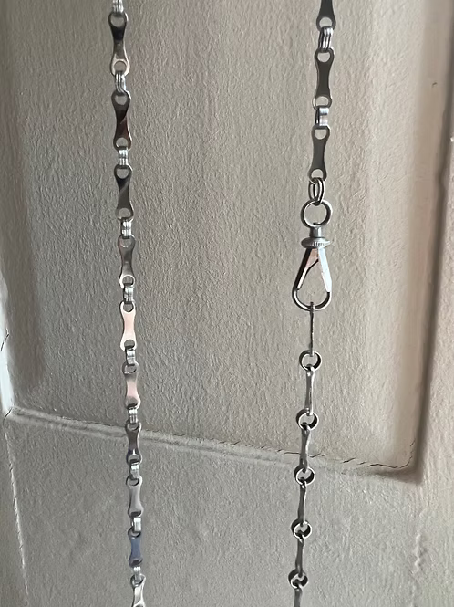 Georgian Cut Steel Guard Chain