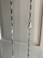 Georgian Cut Steel Guard Chain