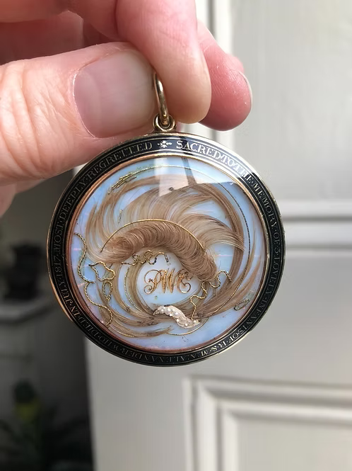 Opaline Mourning Locket
