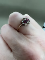 Georgian Garnet Double Oval c.177