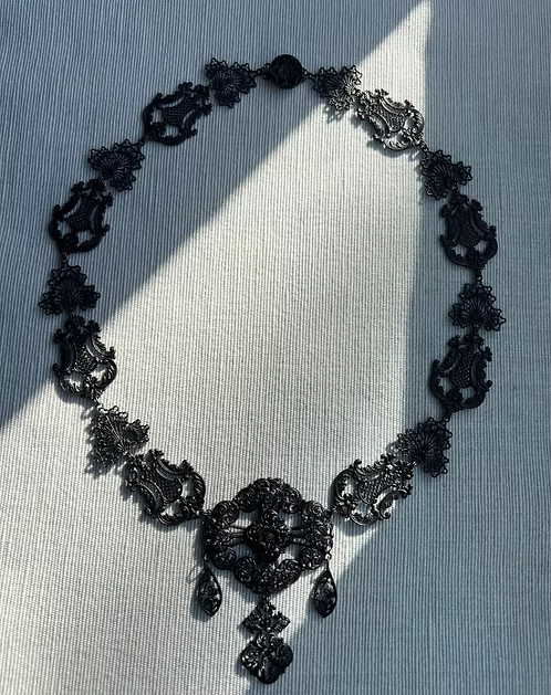 Berlin Iron Lyre Necklace