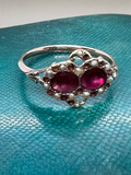 Georgian Garnet Double Oval c.177
