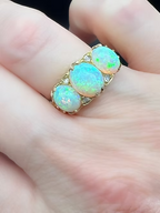 Victorian Opal 3 Stone