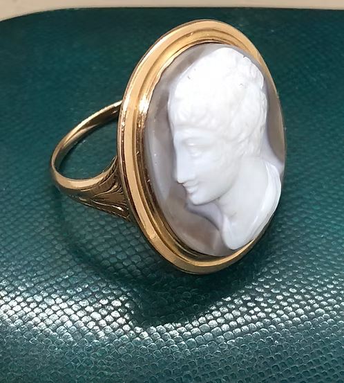 Neoclassical Cameo Ring