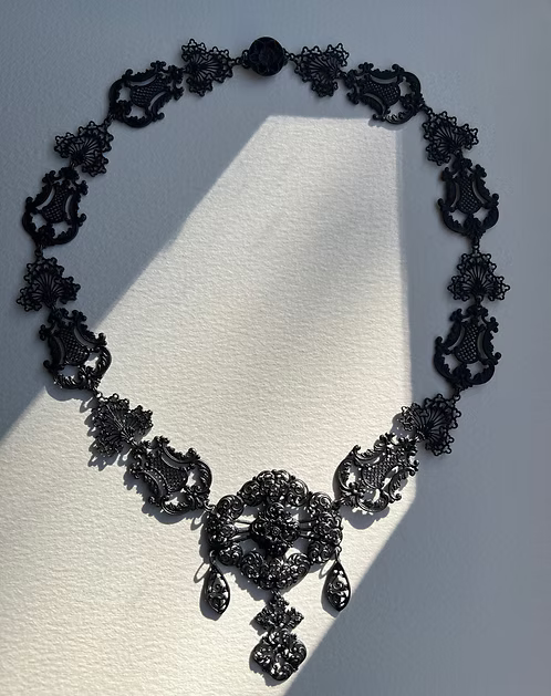 Berlin Iron Lyre Necklace