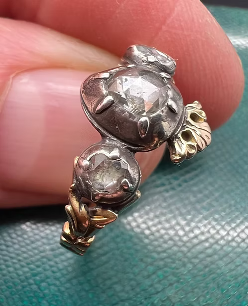 Crowned Heart Betrothal Ring 1760
